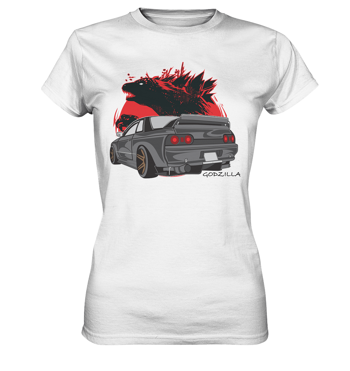 Godzilla R32 GTR - Ladies Premium Shirt - MotoMerch.de