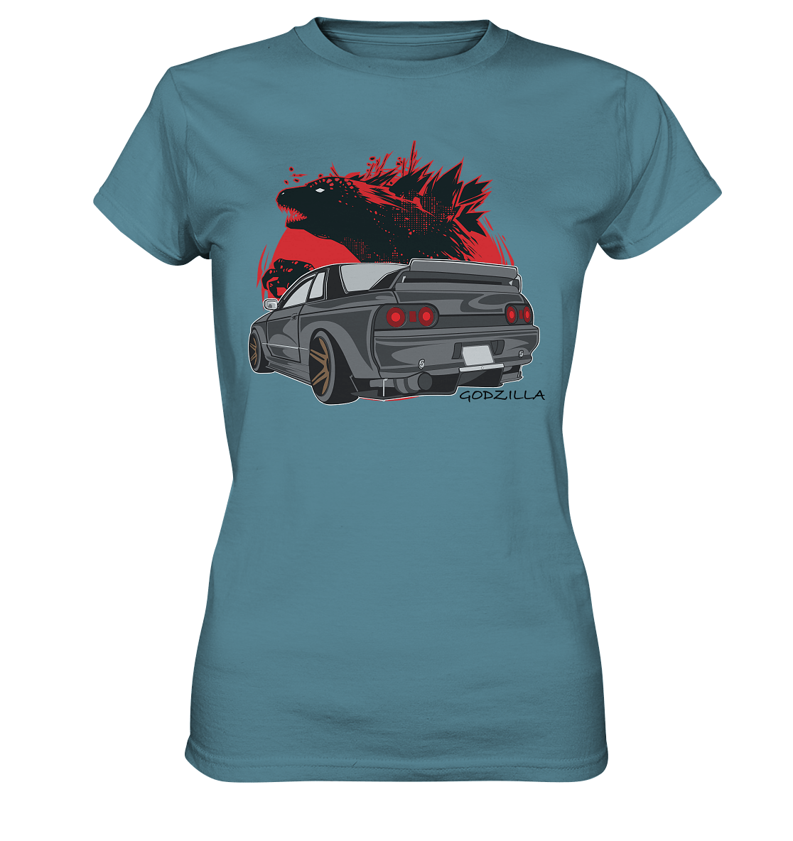 Godzilla R32 GTR - Ladies Premium Shirt - MotoMerch.de
