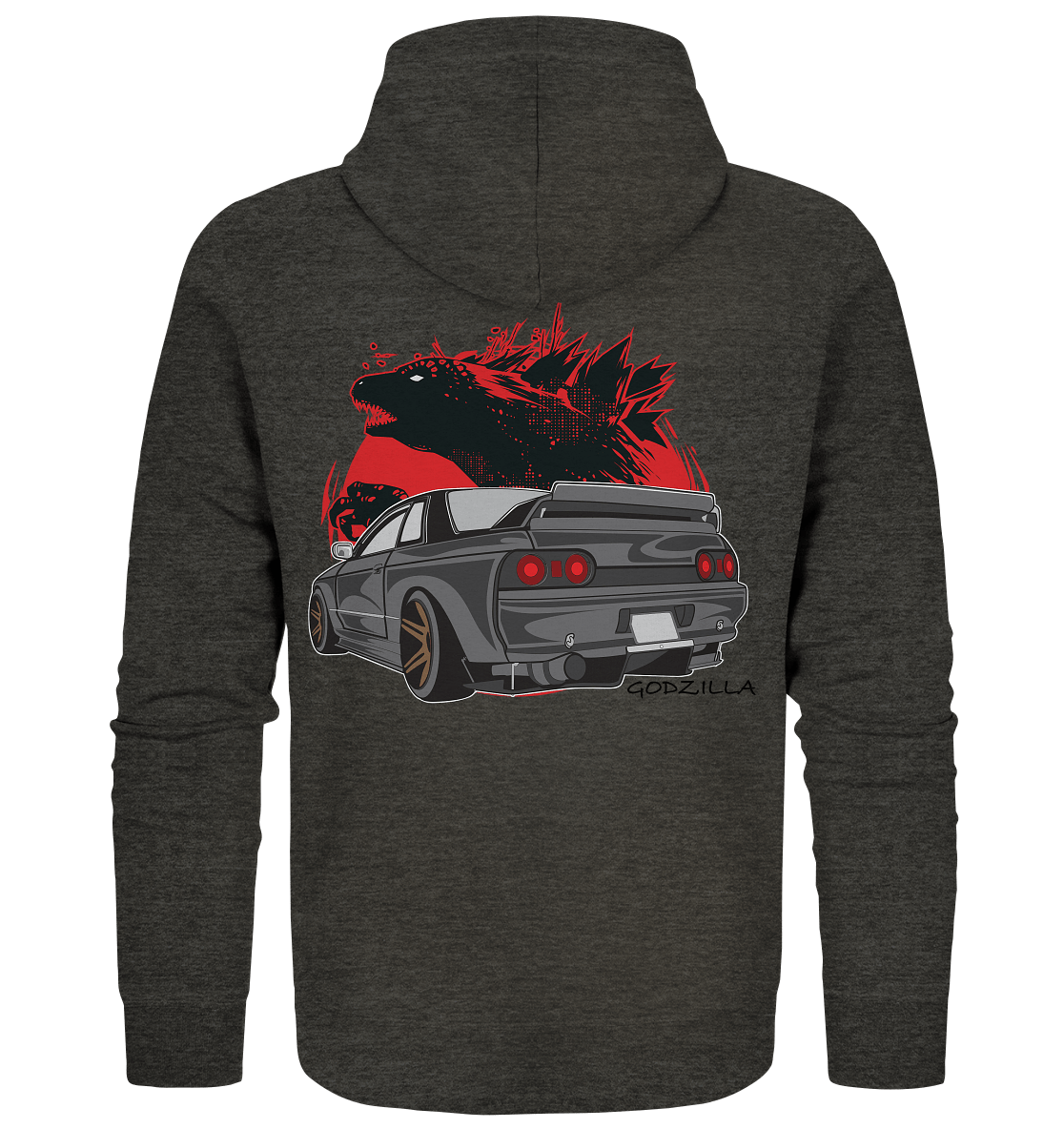 Godzilla R32 GTR - Organic Zipper - MotoMerch.de