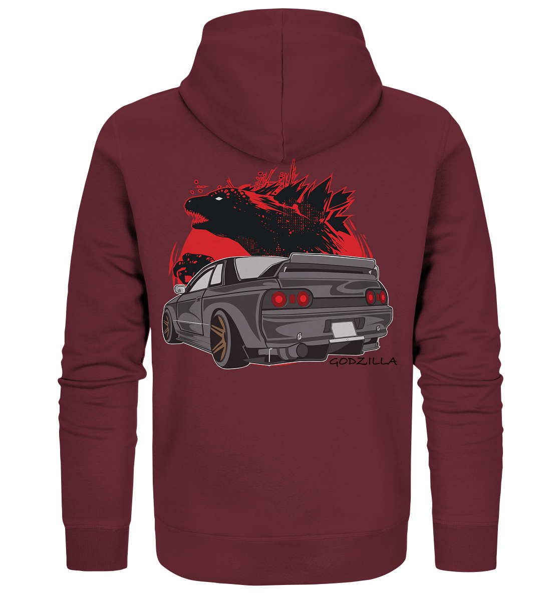 Godzilla R32 GTR - Organic Zipper - MotoMerch.de