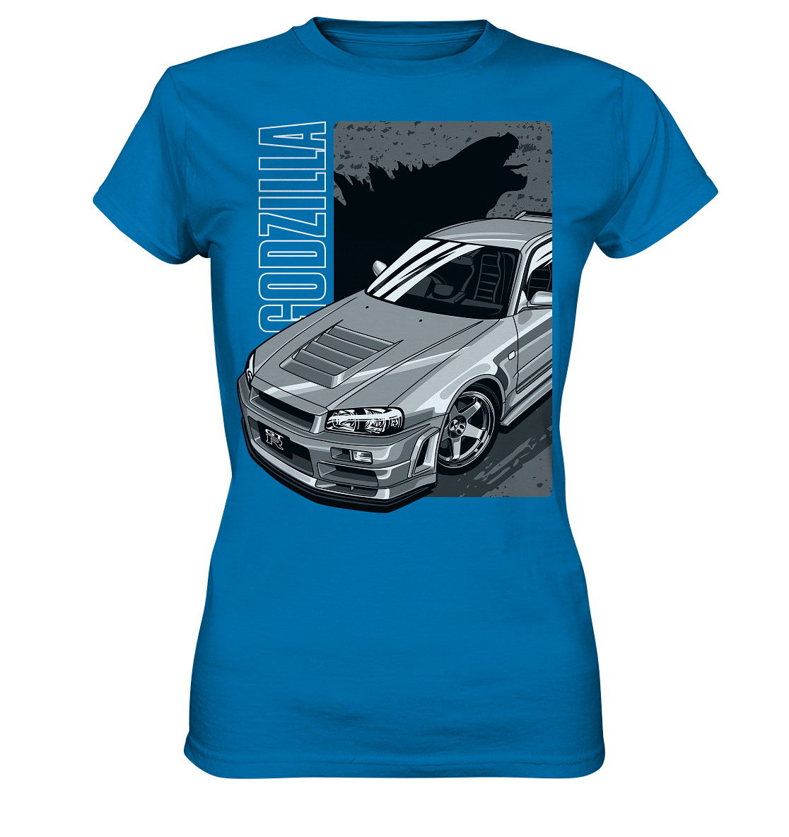 Godzilla R34 - Ladies Premium Shirt - MotoMerch.de