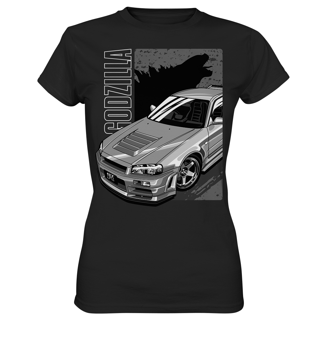 Godzilla R34 - Ladies Premium Shirt - MotoMerch.de