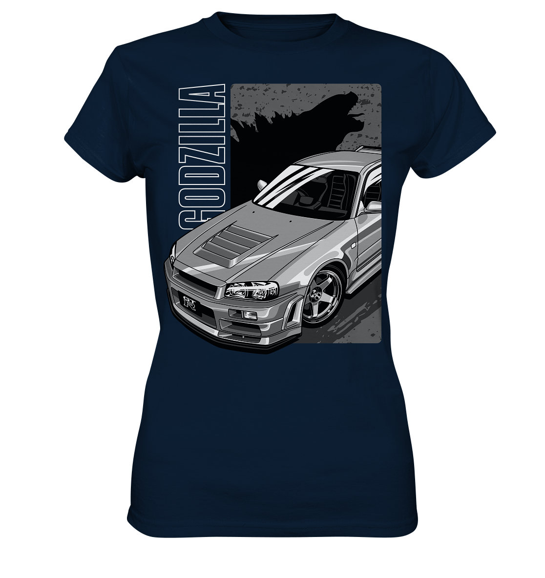 Godzilla R34 - Ladies Premium Shirt - MotoMerch.de