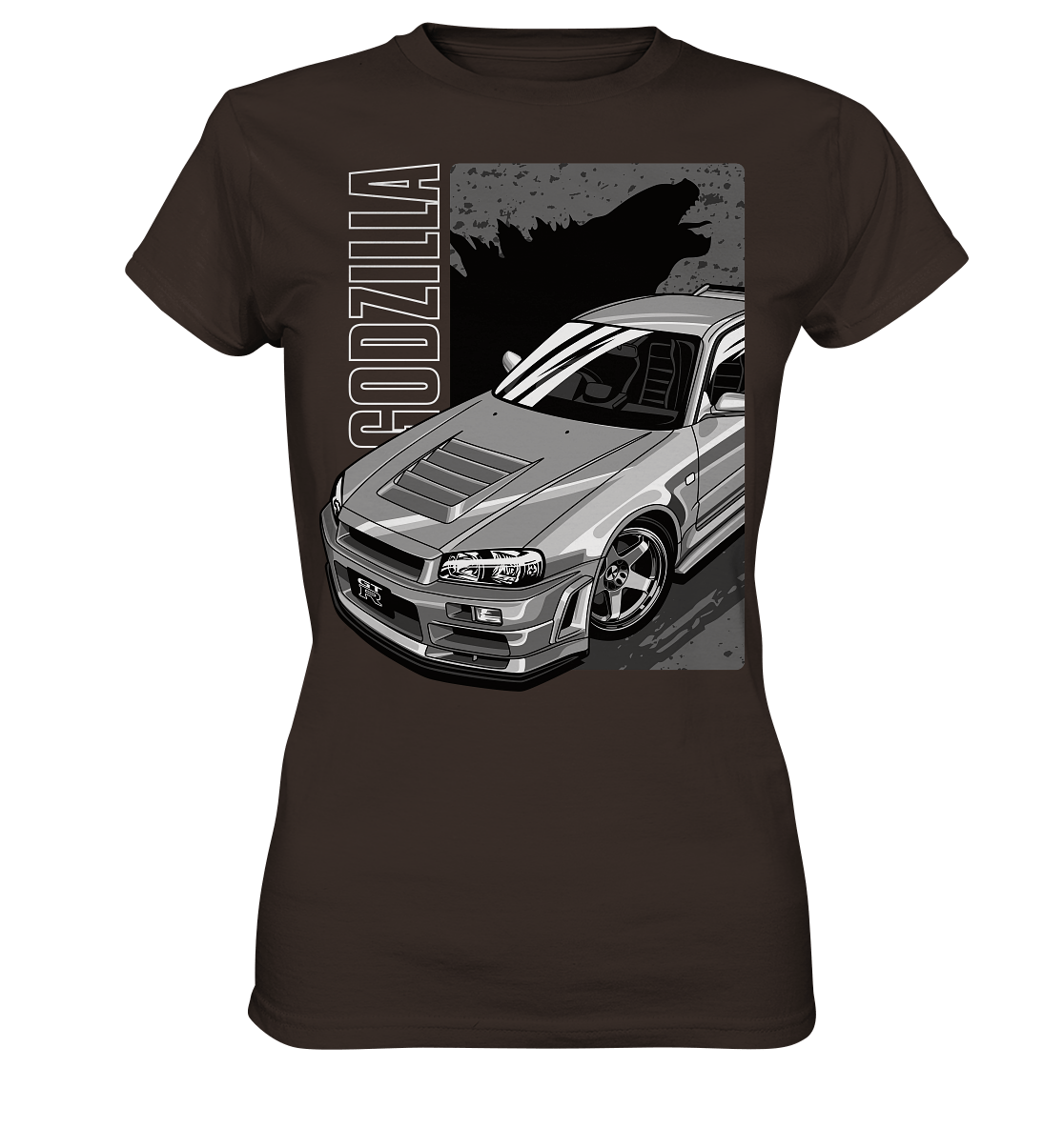 Godzilla R34 - Ladies Premium Shirt - MotoMerch.de