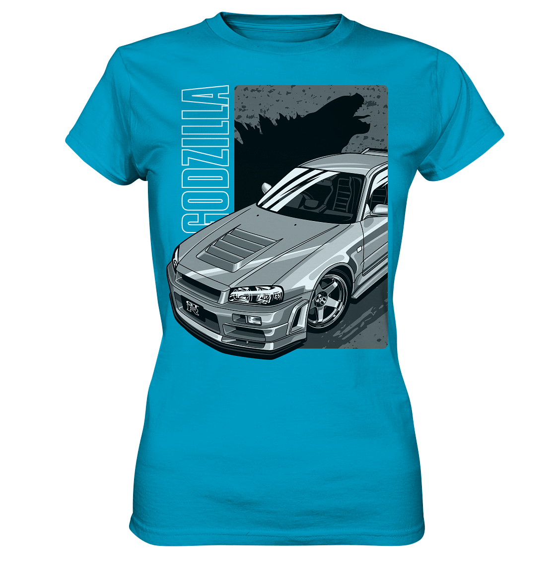 Godzilla R34 - Ladies Premium Shirt - MotoMerch.de