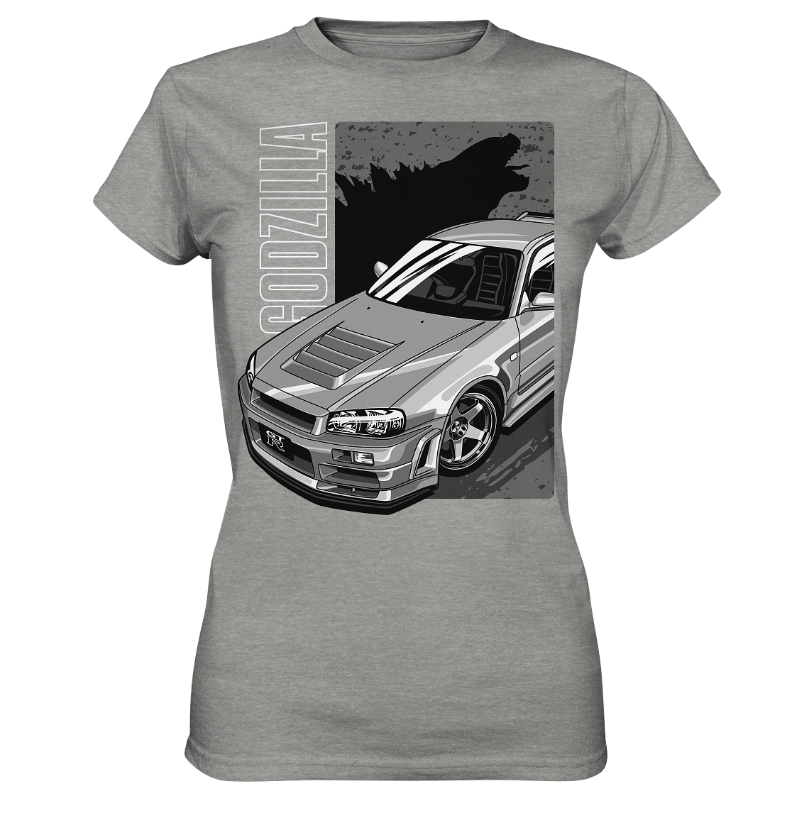 Godzilla R34 - Ladies Premium Shirt - MotoMerch.de