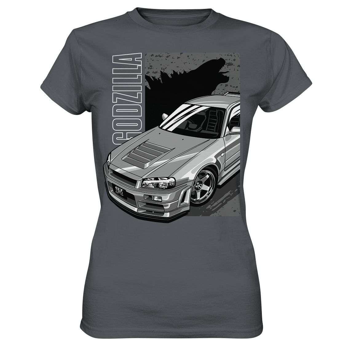 Godzilla R34 - Ladies Premium Shirt - MotoMerch.de