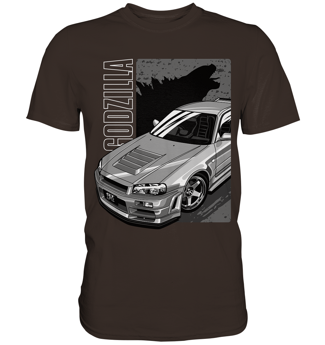Godzilla R34 - Premium Shirt - MotoMerch.de