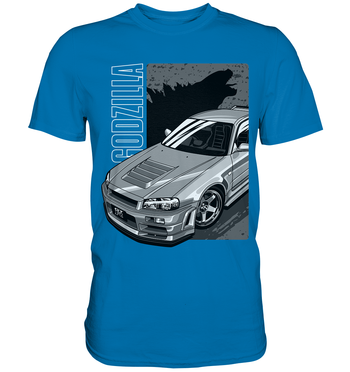 Godzilla R34 - Premium Shirt - MotoMerch.de