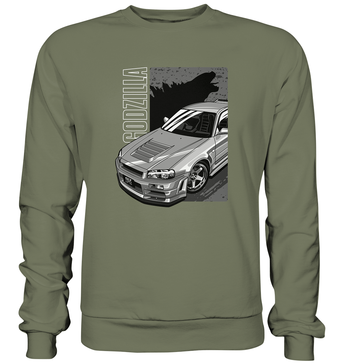 Godzilla R34 - Premium Sweatshirt - MotoMerch.de