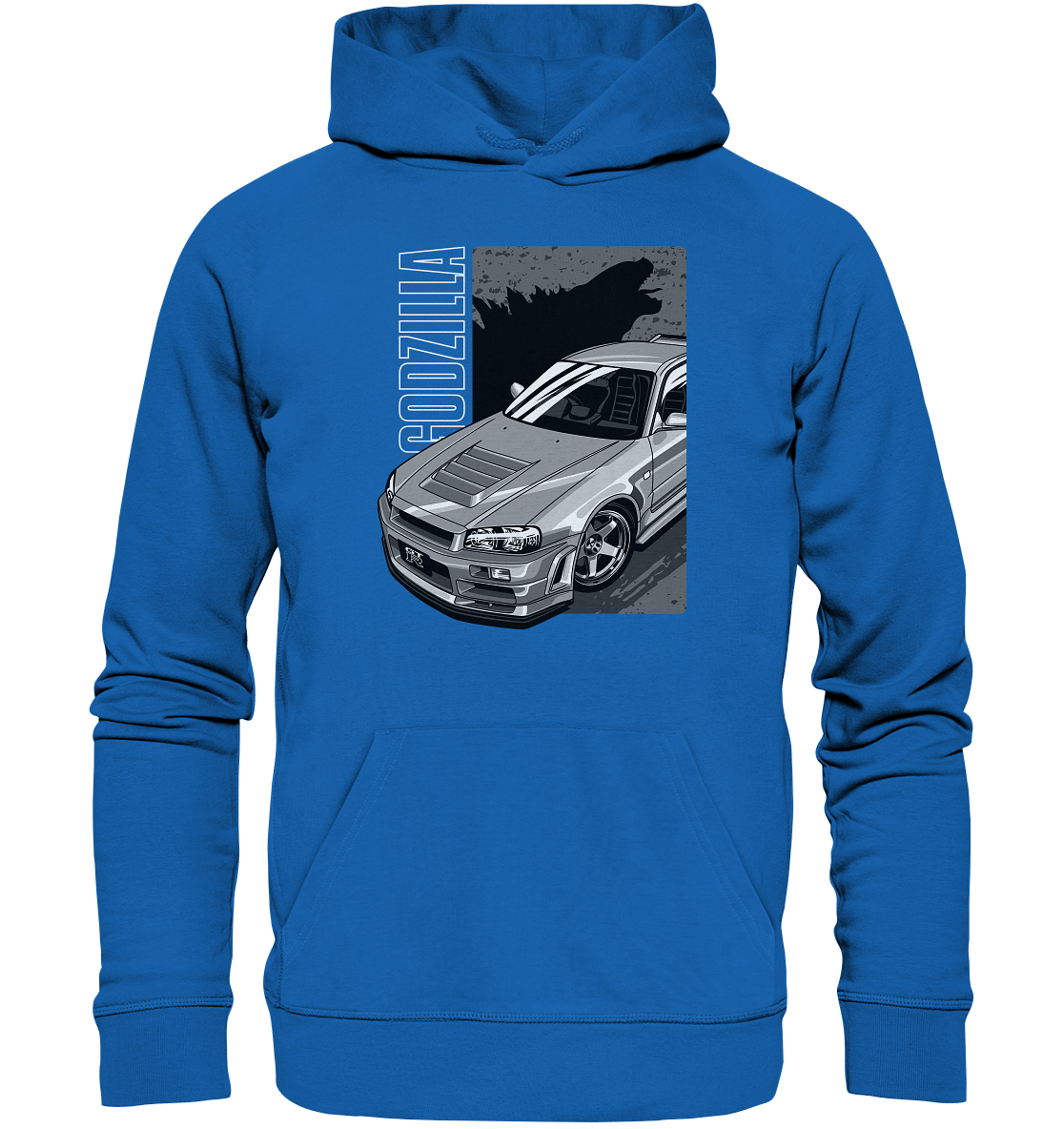 Godzilla R34 - Premium Unisex Hoodie - MotoMerch.de