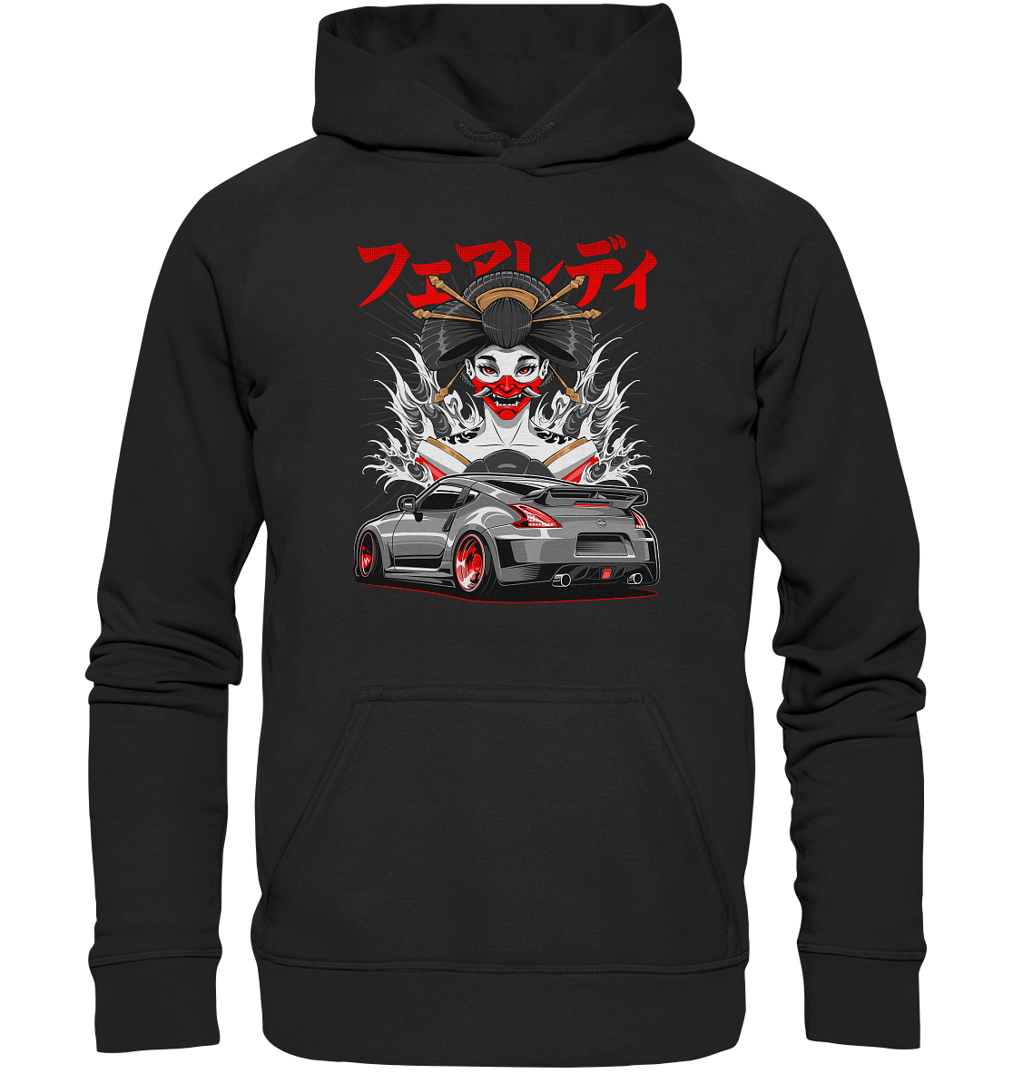 Hannya 370Z - Basic Unisex Hoodie XL - MotoMerch.de