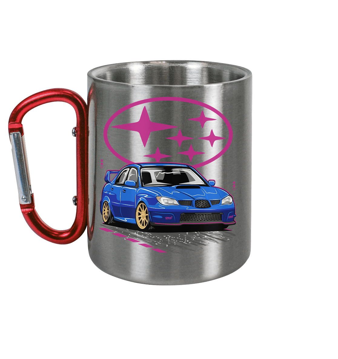 Hawkeye WRX STI - Edelstahl Tasse - MotoMerch.de