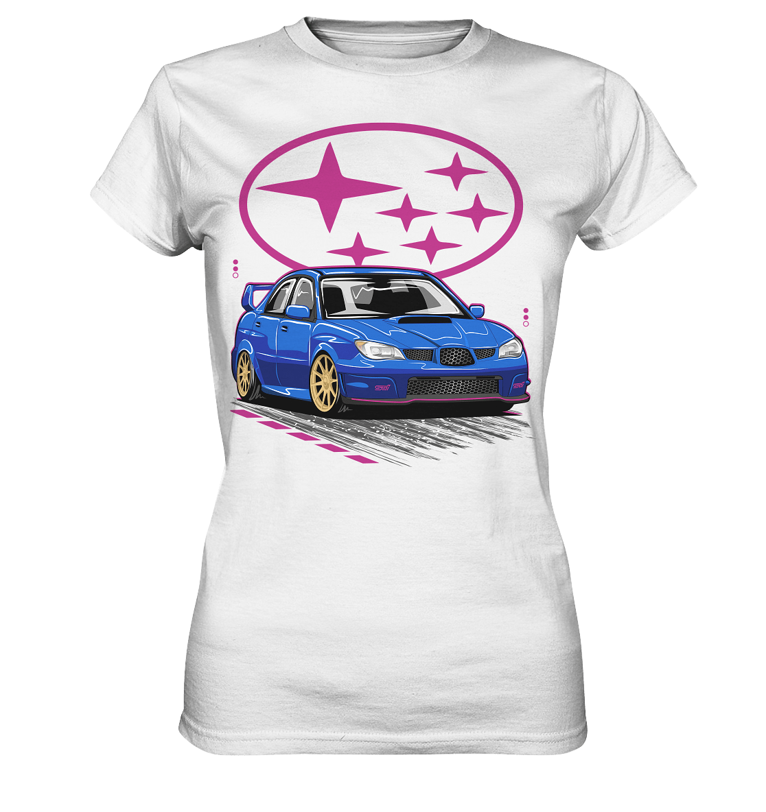 Hawkeye WRX STI - Ladies Premium Shirt - MotoMerch.de