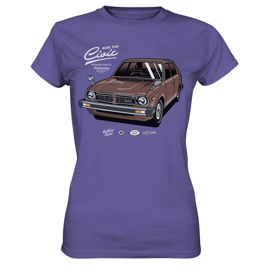 Honda Civic 1972 - Ladies Premium Shirt - MotoMerch.de