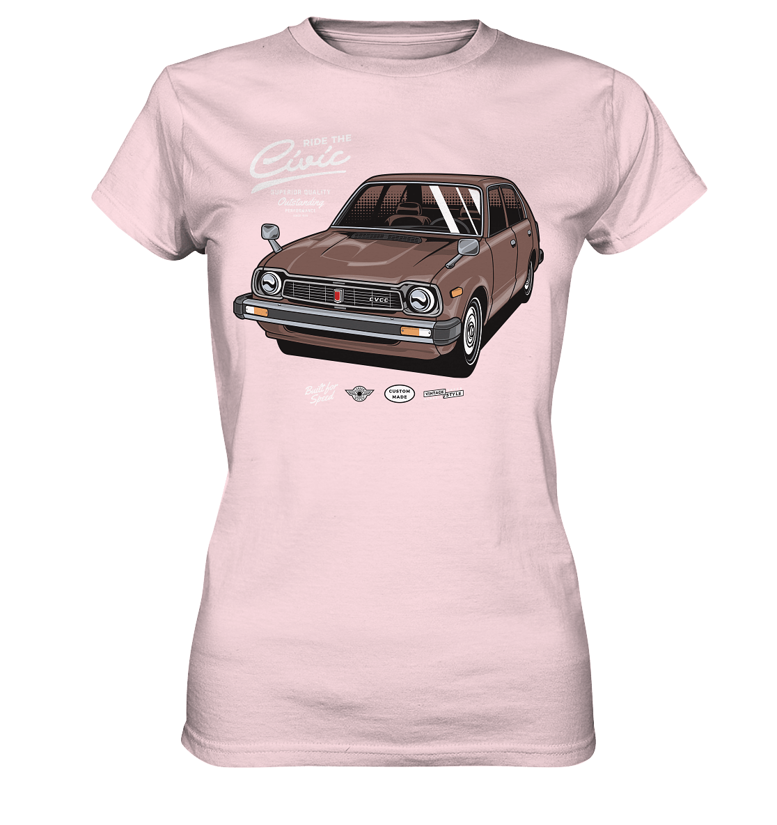 Honda Civic 1972 - Ladies Premium Shirt - MotoMerch.de