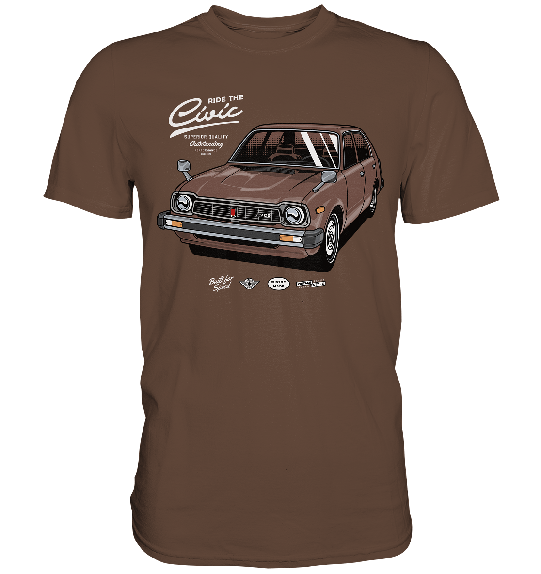 Honda Civic 1972 - Premium Shirt - MotoMerch.de