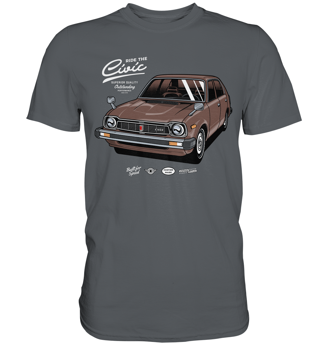Honda Civic 1972 - Premium Shirt - MotoMerch.de
