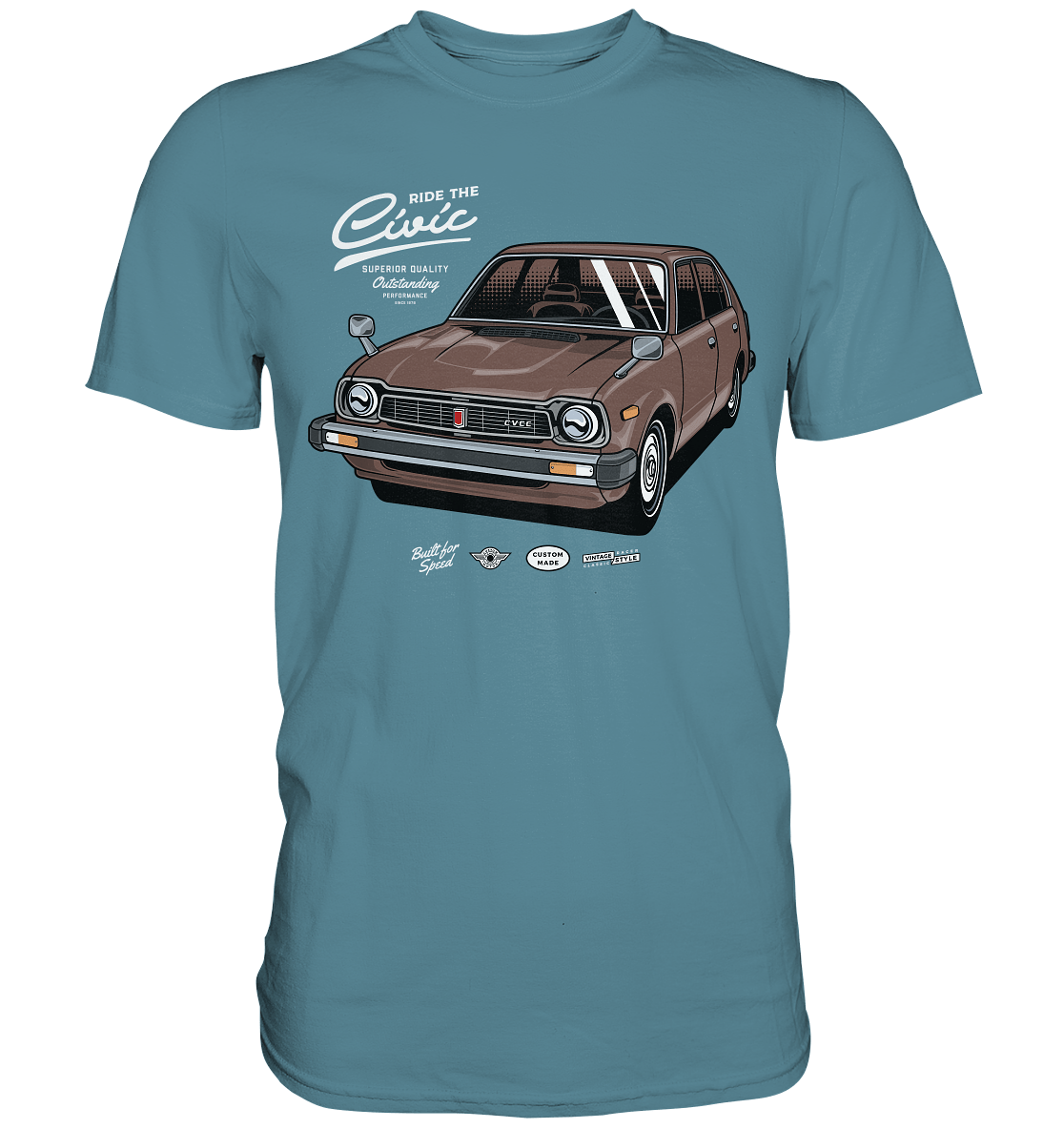 Honda Civic 1972 - Premium Shirt - MotoMerch.de