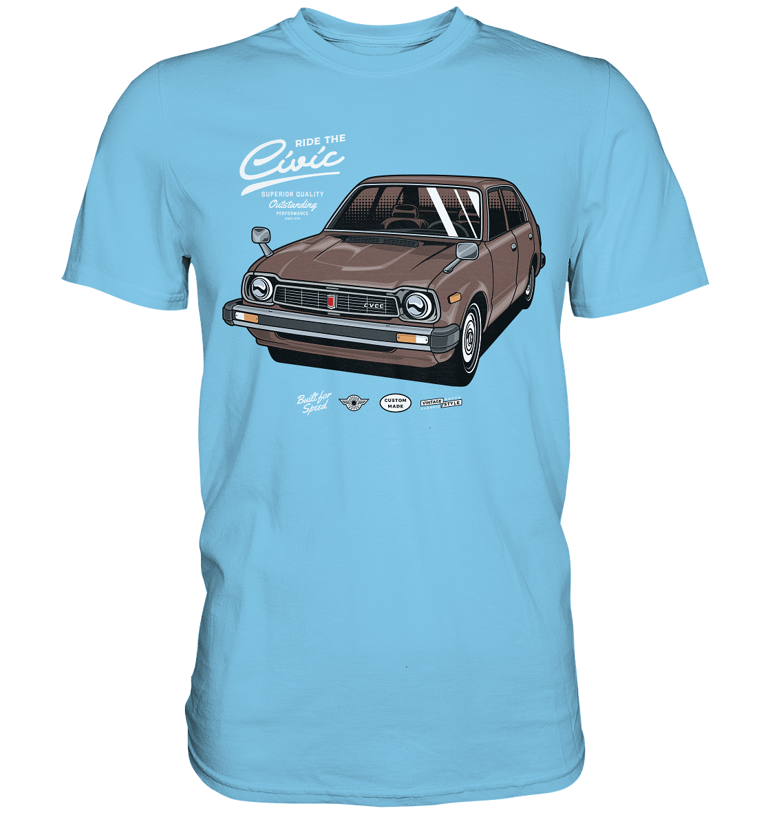 Honda Civic 1972 - Premium Shirt - MotoMerch.de