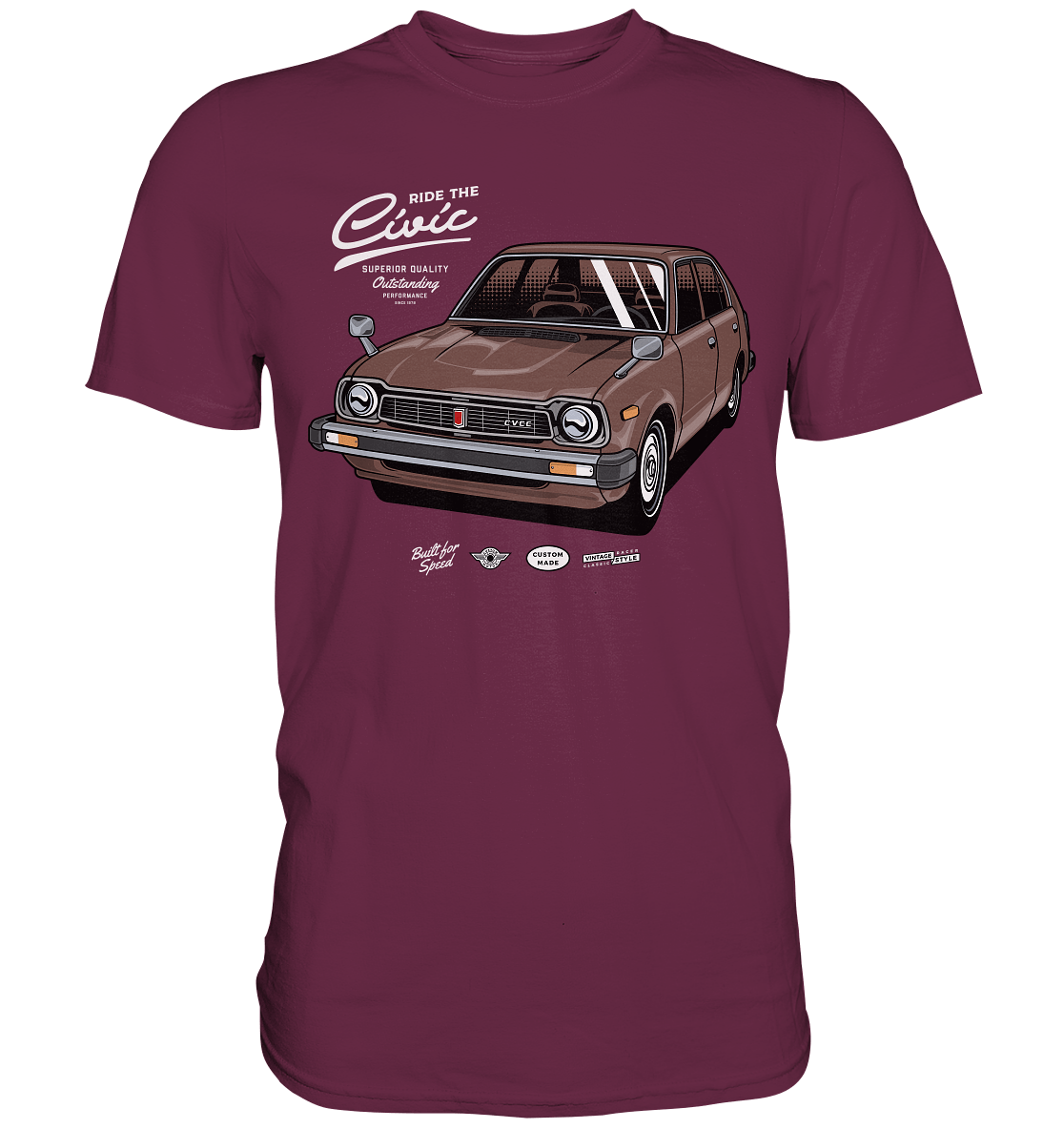 Honda Civic 1972 - Premium Shirt - MotoMerch.de