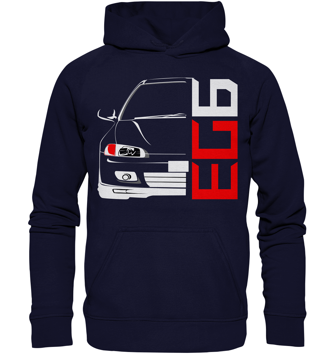 Honda Civic EG6 - Basic Unisex Hoodie XL - MotoMerch.de