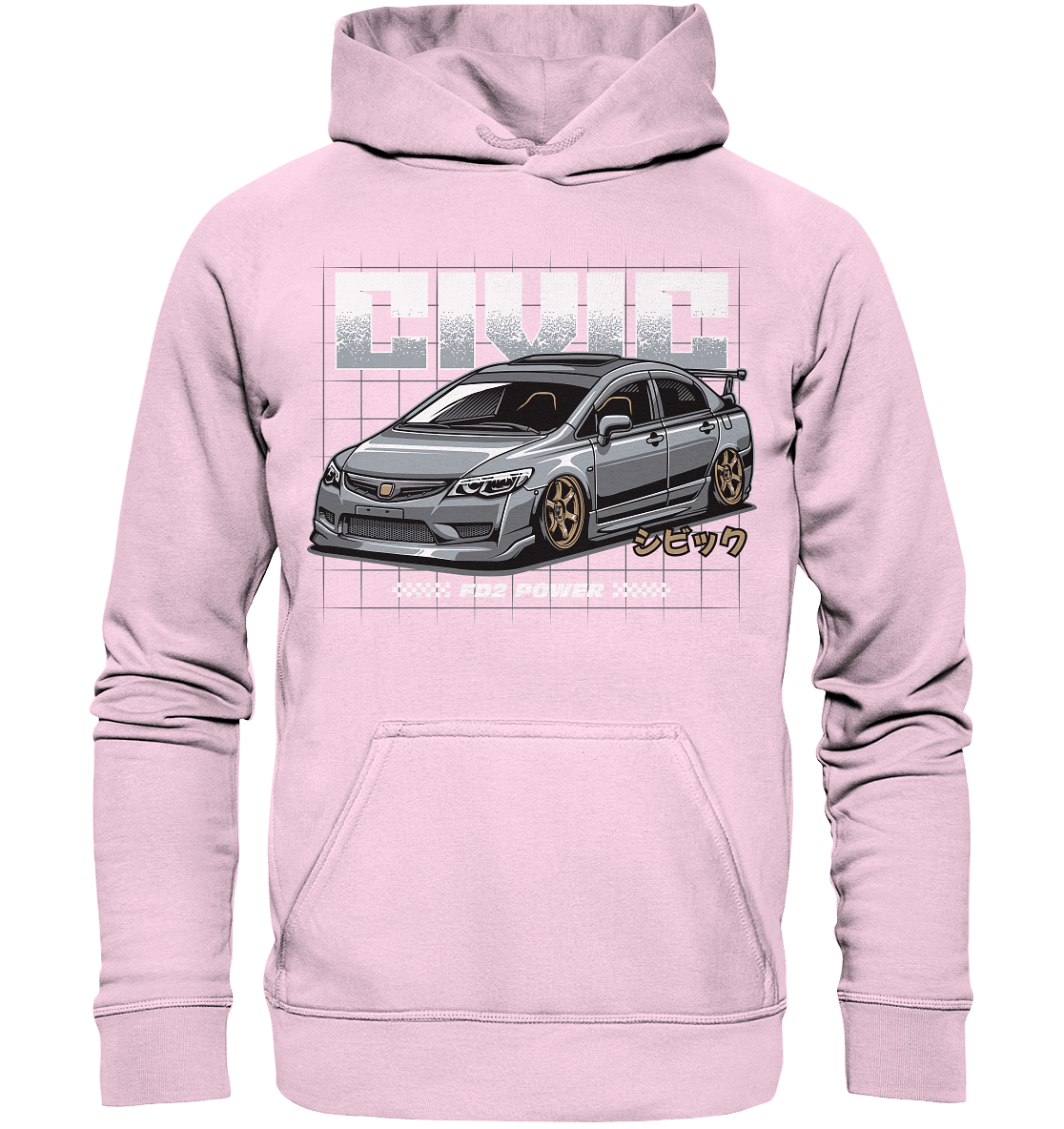 Honda Civic FD - Basic Unisex Hoodie - MotoMerch.de