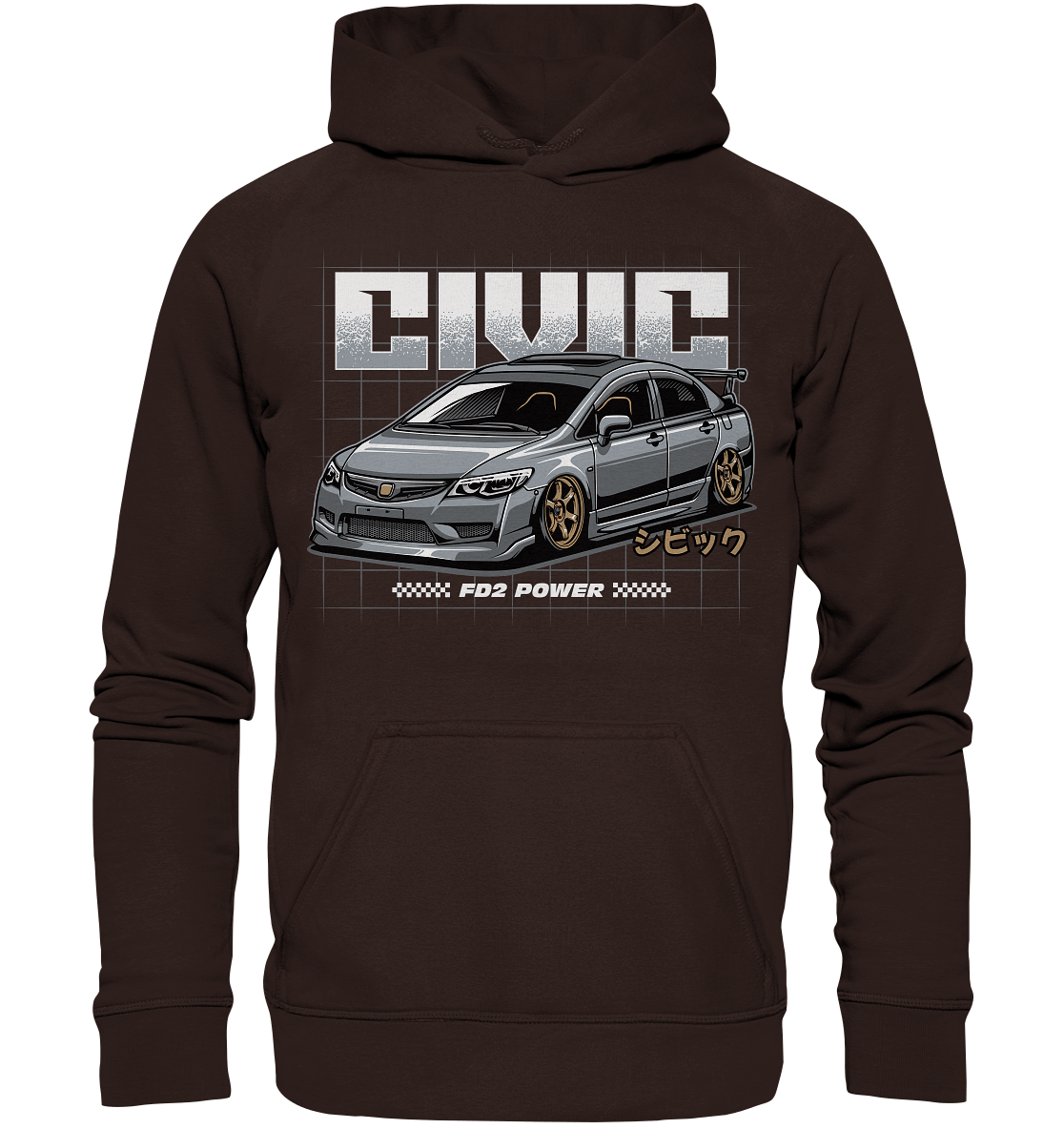 Honda Civic FD - Basic Unisex Hoodie - MotoMerch.de