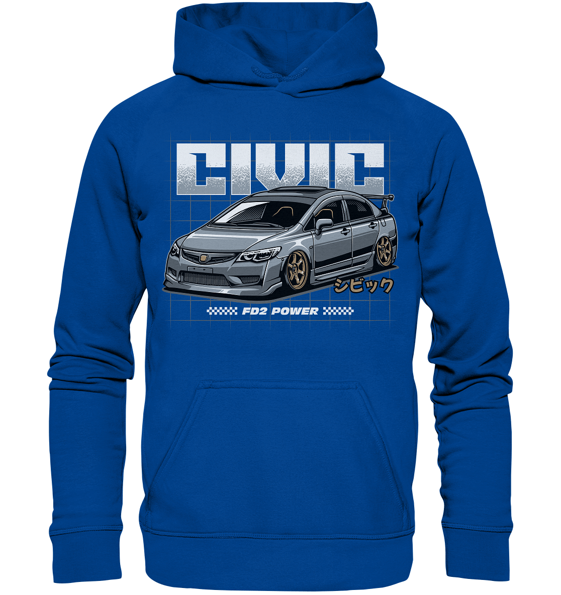 Honda Civic FD - Basic Unisex Hoodie - MotoMerch.de