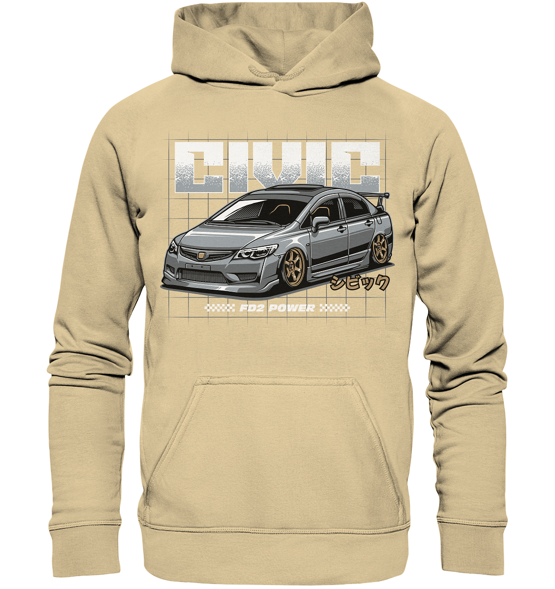 Honda Civic FD - Basic Unisex Hoodie - MotoMerch.de