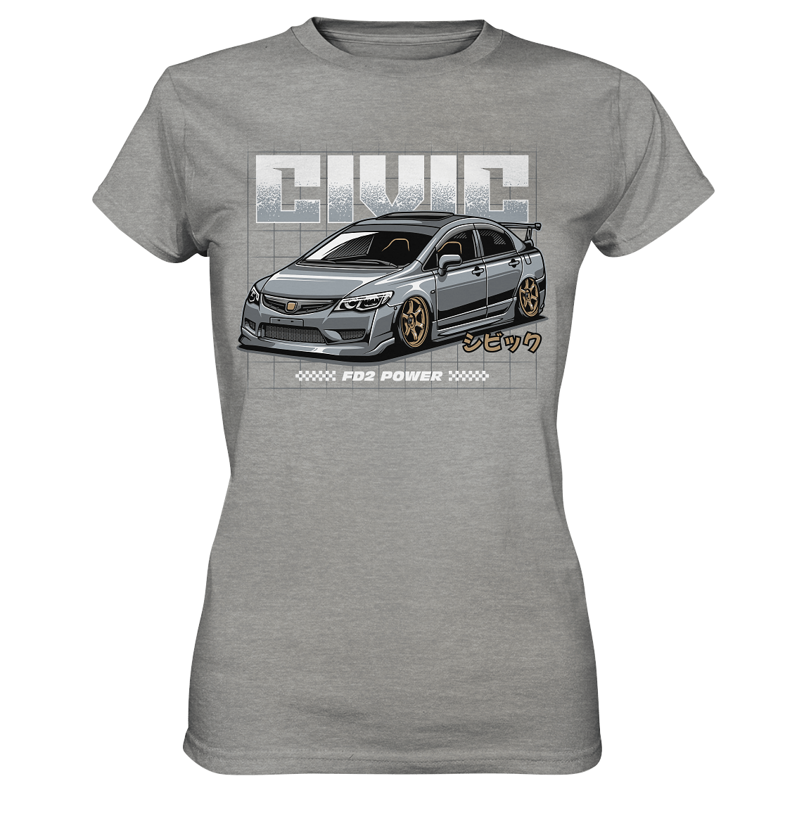 Honda Civic FD - Ladies Premium Shirt - MotoMerch.de