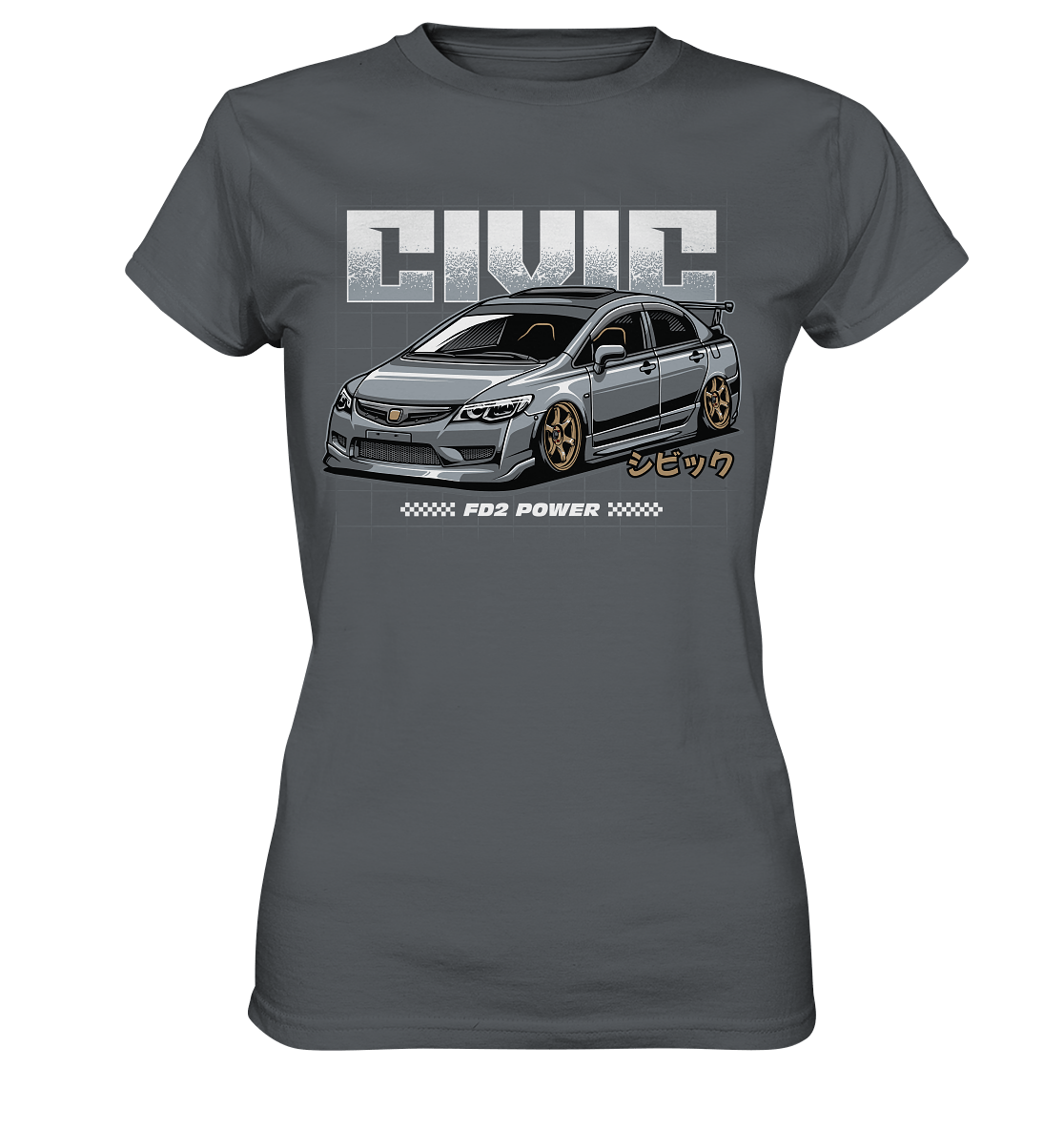 Honda Civic FD - Ladies Premium Shirt - MotoMerch.de