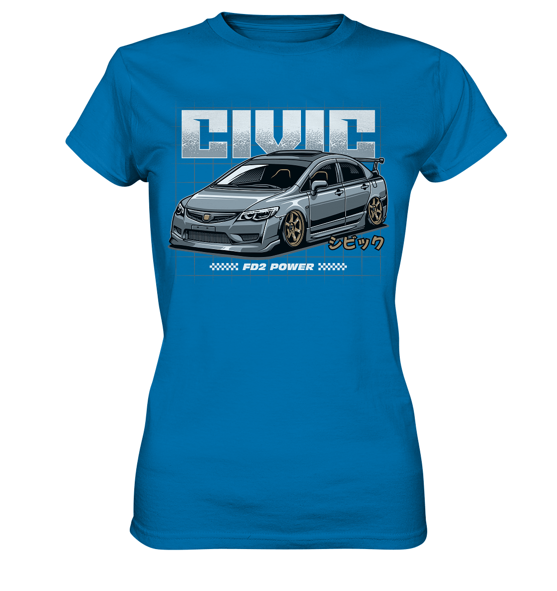 Honda Civic FD - Ladies Premium Shirt - MotoMerch.de