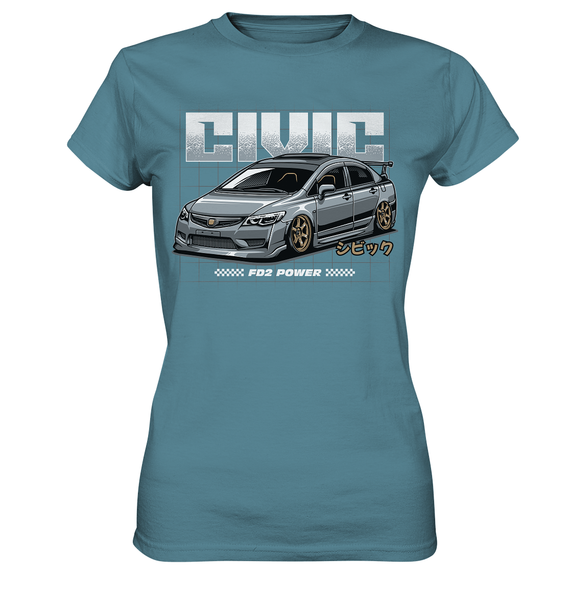Honda Civic FD - Ladies Premium Shirt - MotoMerch.de