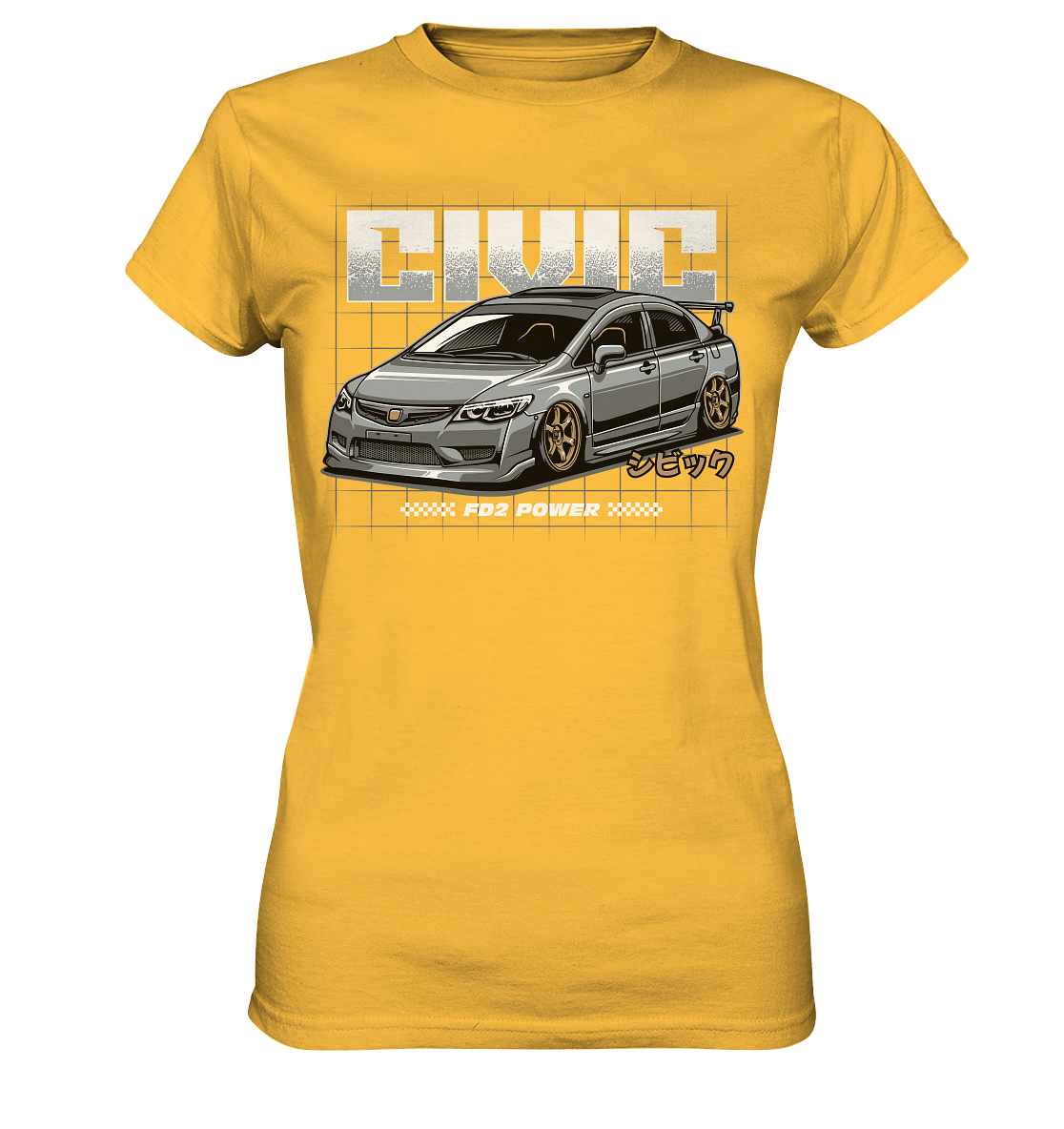 Honda Civic FD - Ladies Premium Shirt - MotoMerch.de