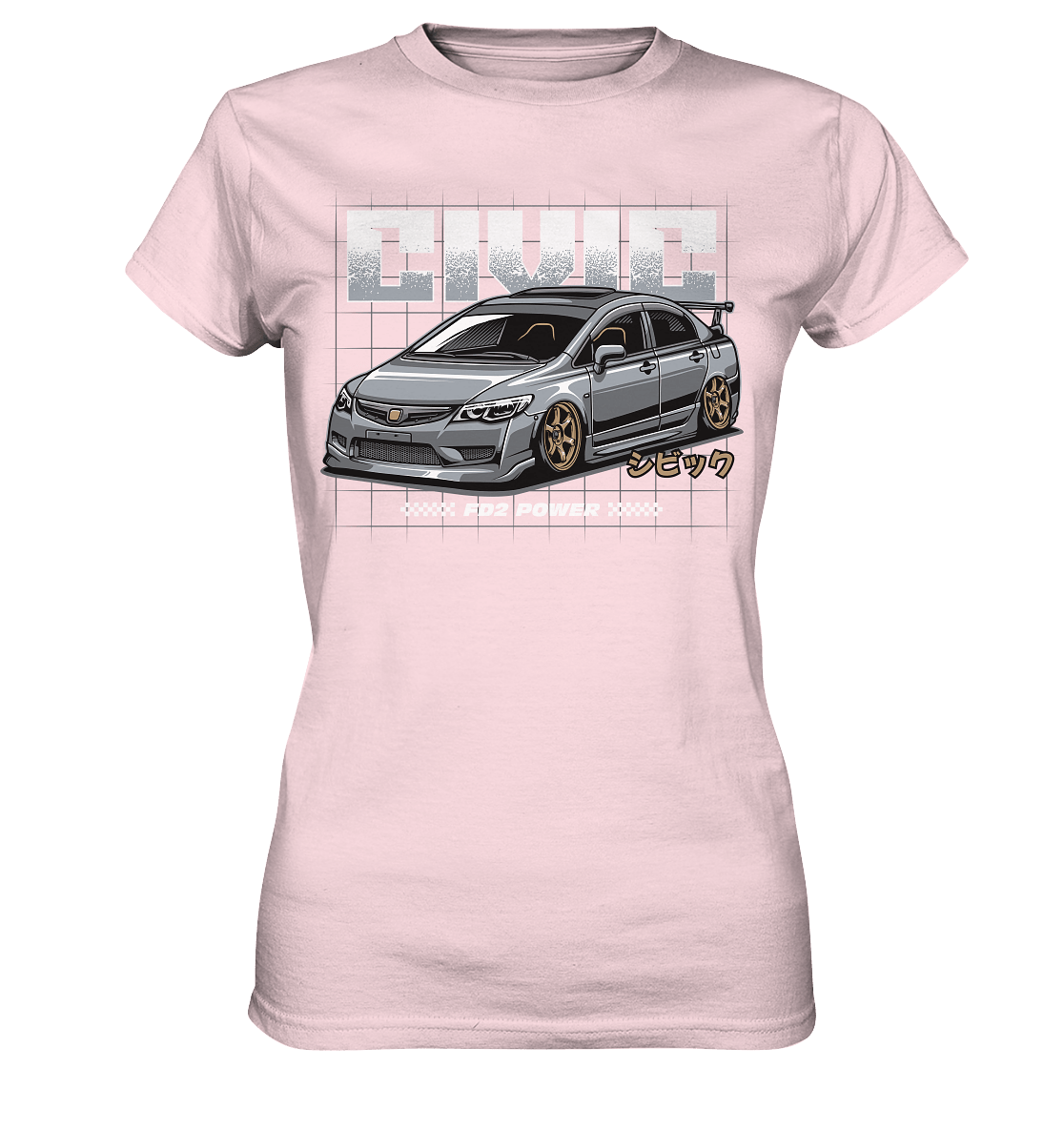 Honda Civic FD - Ladies Premium Shirt - MotoMerch.de