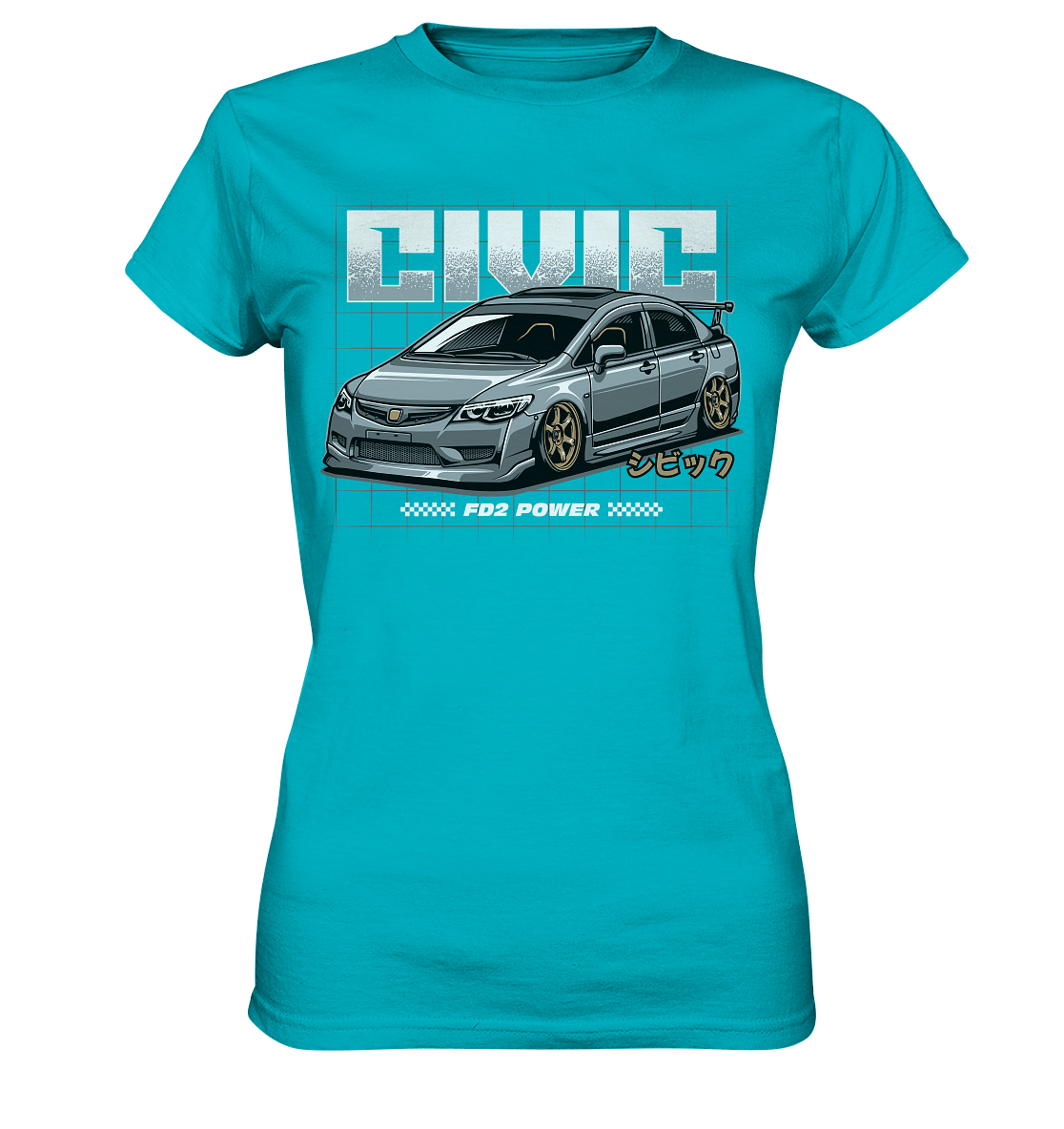 Honda Civic FD - Ladies Premium Shirt - MotoMerch.de