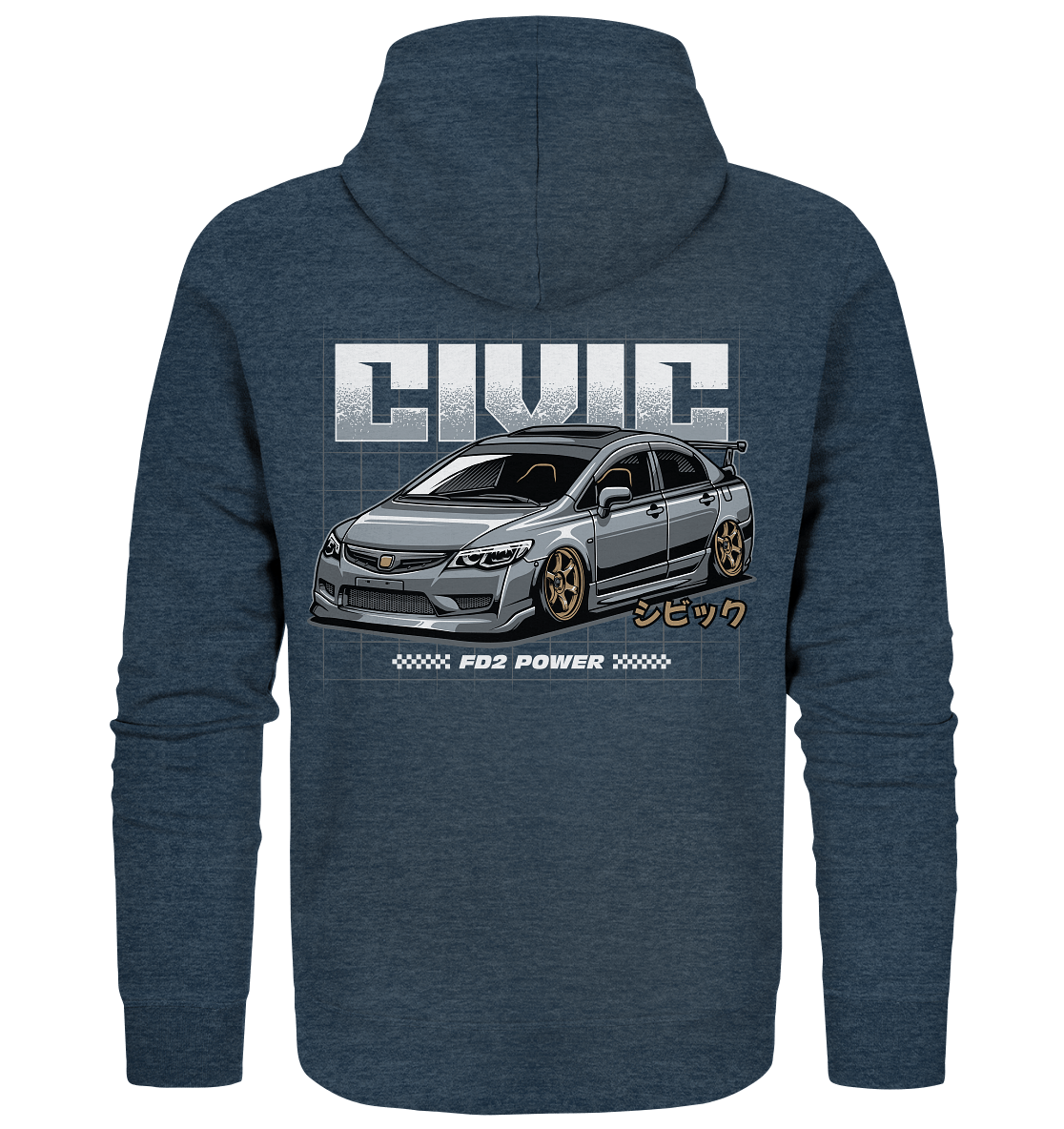 Honda Civic FD - Organic Zipper - MotoMerch.de