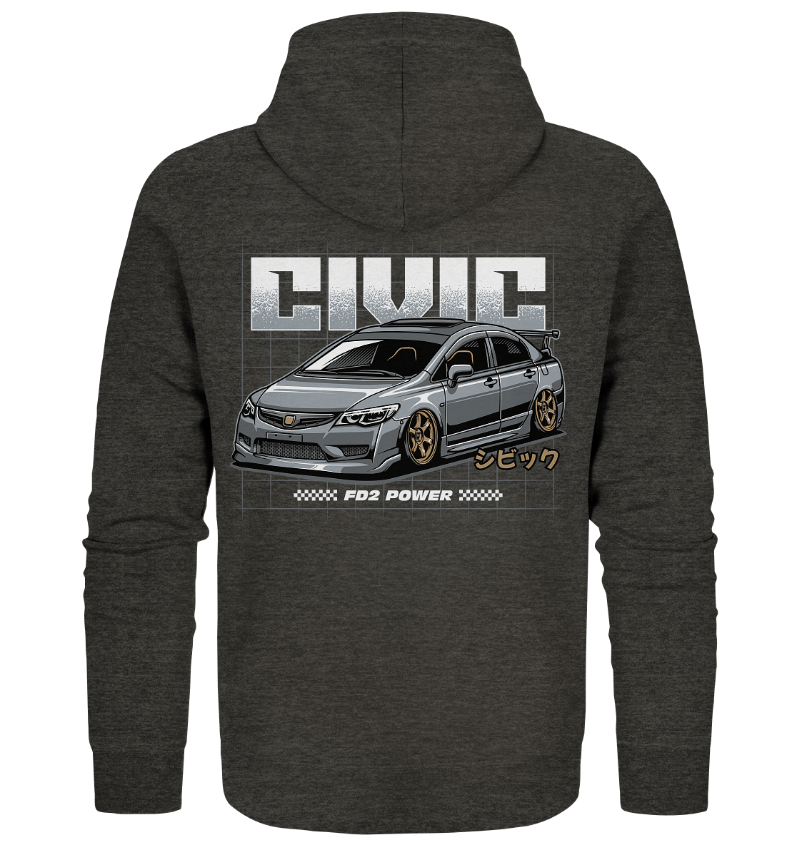 Honda Civic FD - Organic Zipper - MotoMerch.de