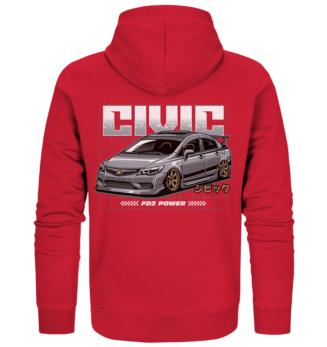 Honda Civic FD - Organic Zipper - MotoMerch.de
