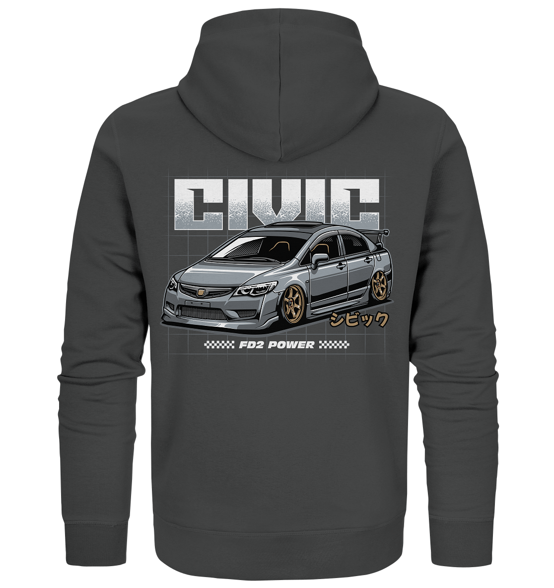 Honda Civic FD - Organic Zipper - MotoMerch.de