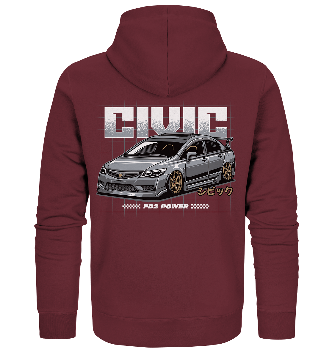 Honda Civic FD - Organic Zipper - MotoMerch.de