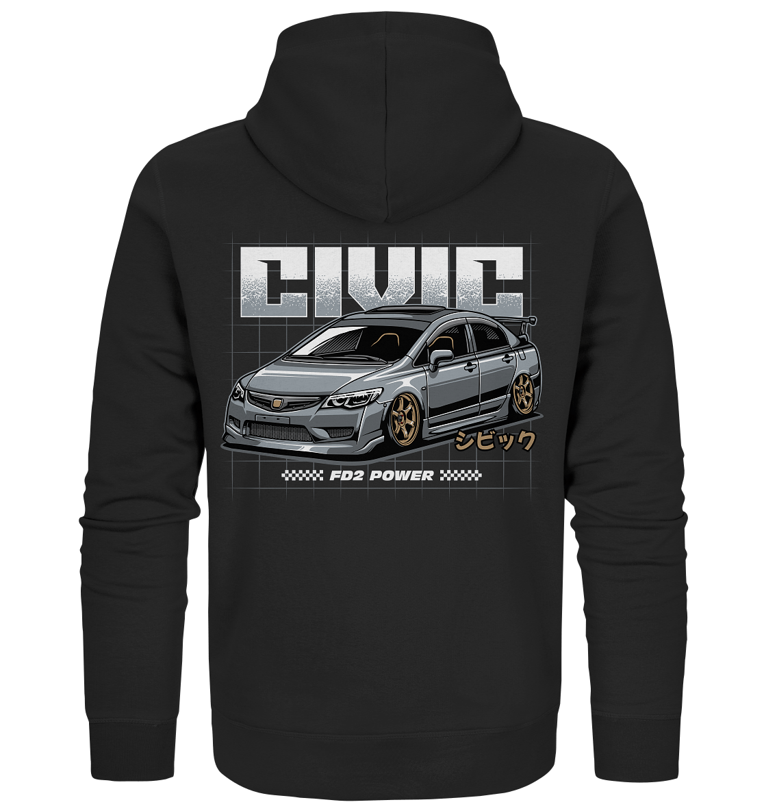 Honda Civic FD - Organic Zipper - MotoMerch.de