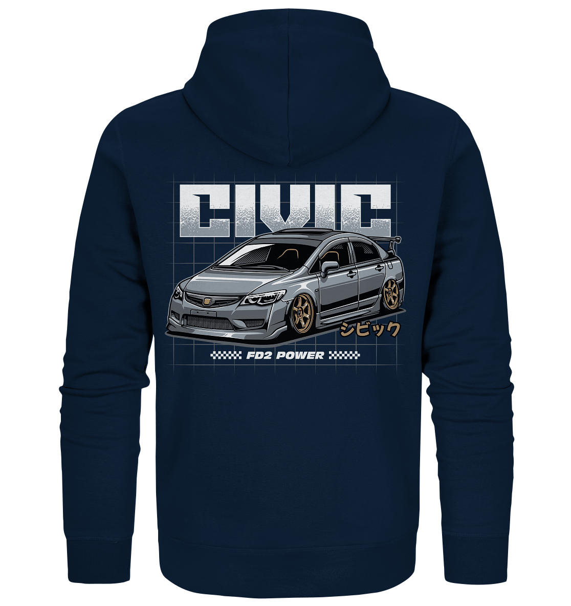 Honda Civic FD - Organic Zipper - MotoMerch.de