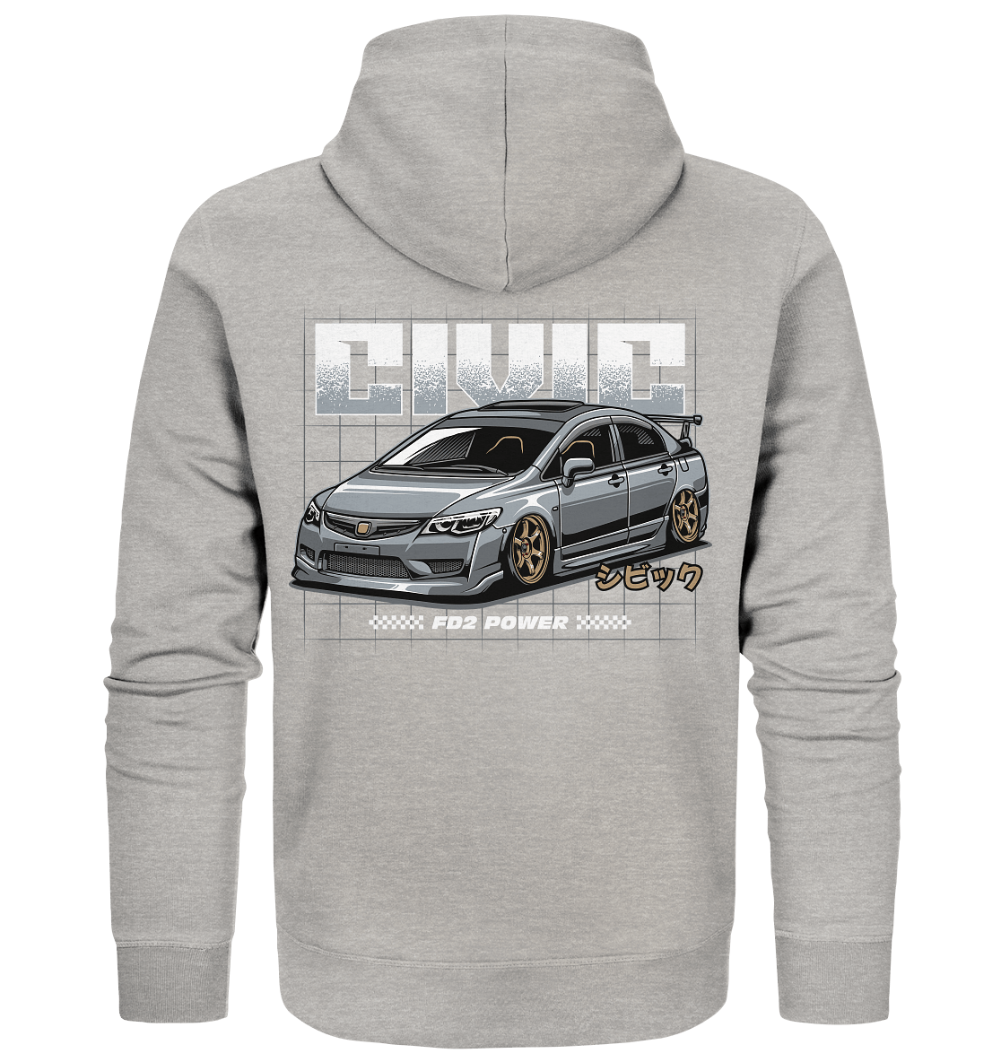 Honda Civic FD - Organic Zipper - MotoMerch.de