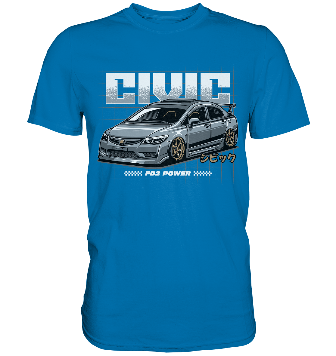 Honda Civic FD - Premium Shirt - MotoMerch.de
