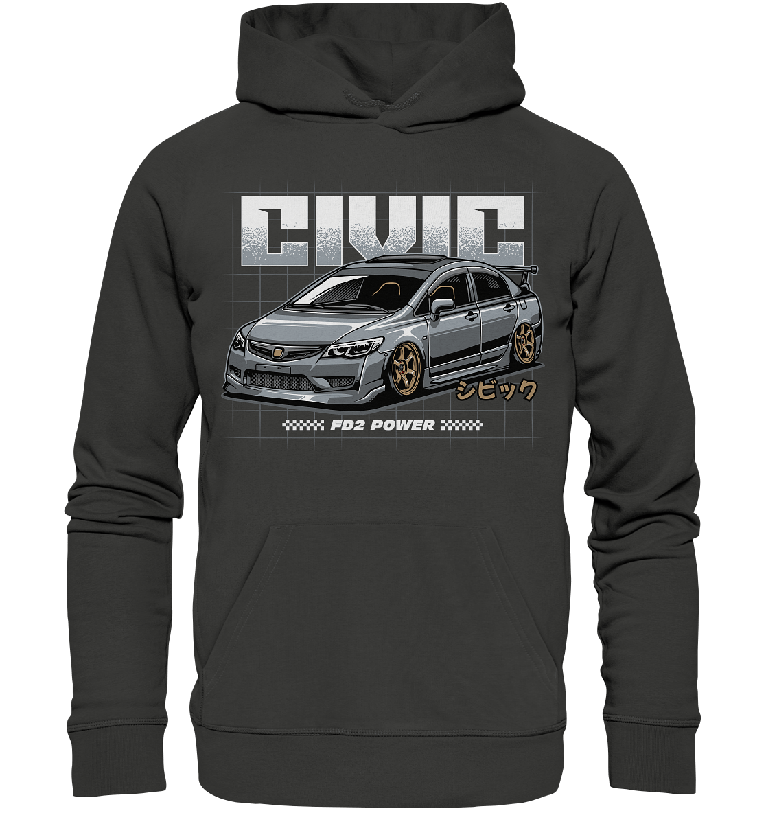 Honda Civic FD - Premium Unisex Hoodie - MotoMerch.de