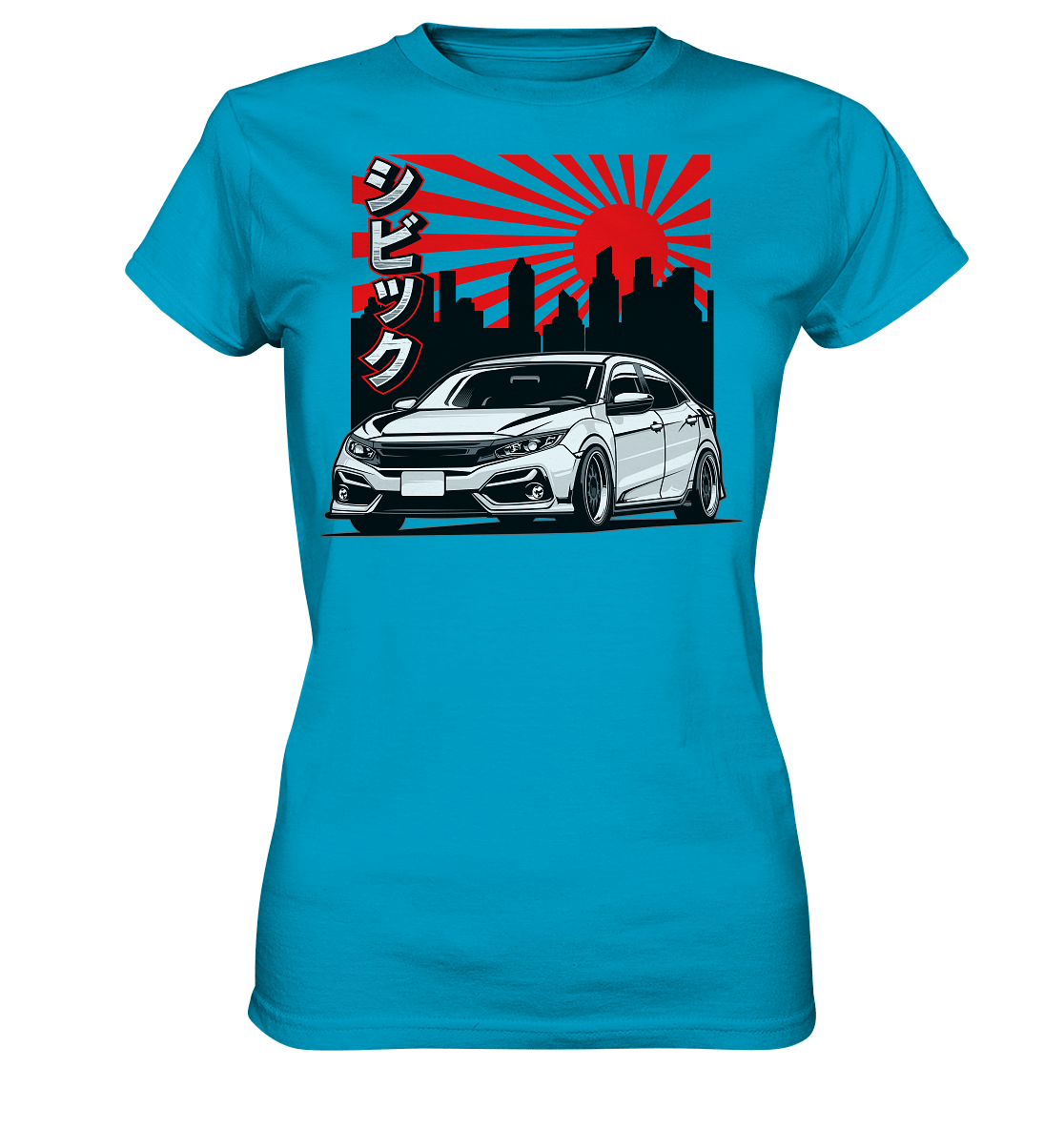 Honda Civic FK7 - Ladies Premium Shirt - MotoMerch.de