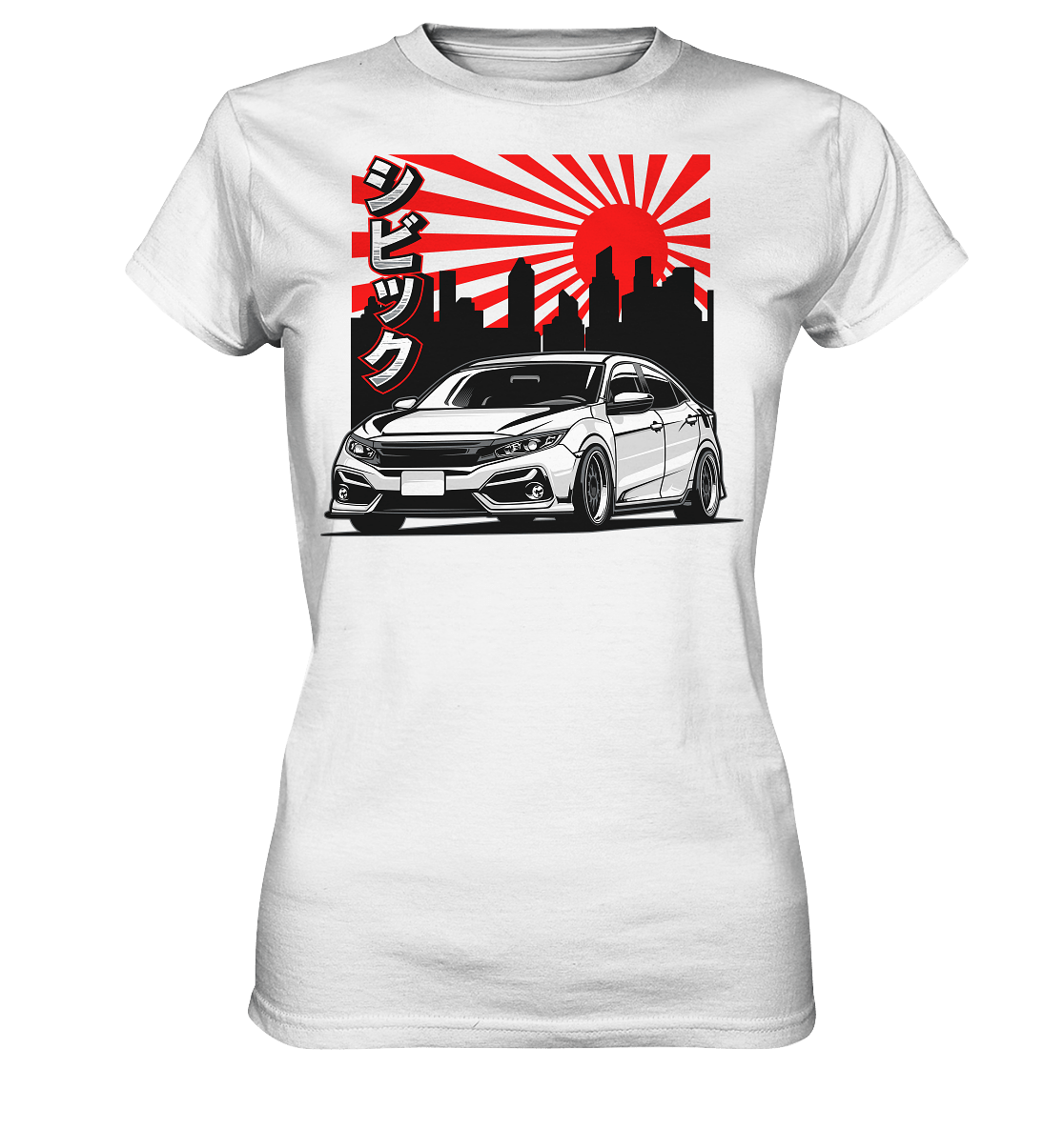 Honda Civic FK7 - Ladies Premium Shirt - MotoMerch.de