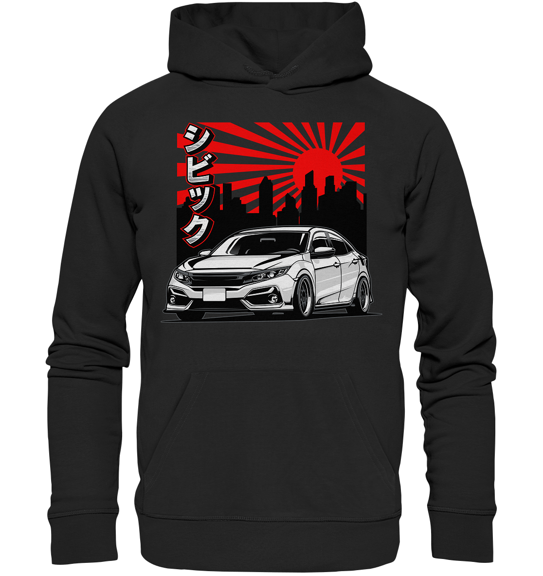 Honda Civic FK7 - Premium Unisex Hoodie - MotoMerch.de